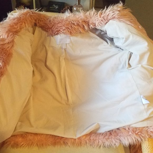 Beautiful Chelsea28 Pink Faux Fur Jacket - Picture 6 of 8